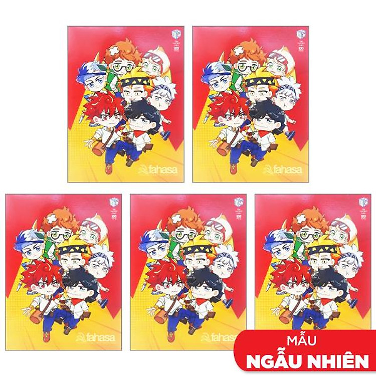 Tập Học Viện Alpha 4 Ô Ly 100 Trang (5 quyển) - Ảnh 2