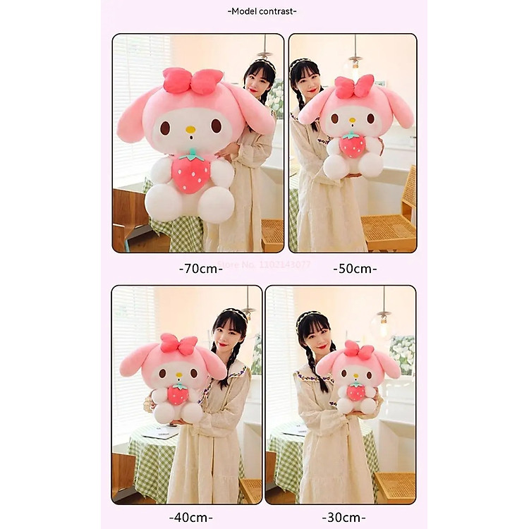 Mua Gấu bông Melody ôm dâu 22cm Chính hãng Giá tốt - Hình ảnh 4