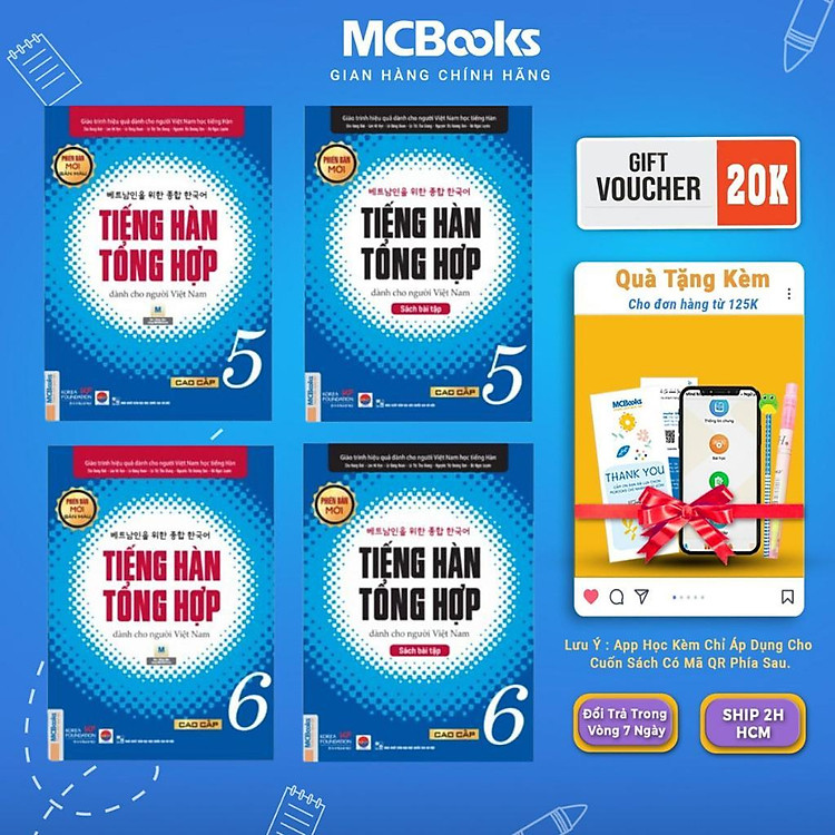 Tiếng Hàn Tổng Hợp Dành Cho Người Việt Nam – Cao Cấp 5 + 6
