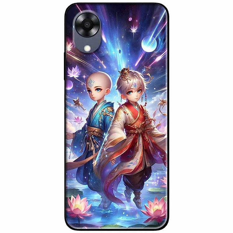 Ốp lưng cho Oppo A15 - A15S - A17 - A17K - A57 4G - A94 5G - A95 5G - Hai Bé Tương Lai - Hàng Chính Hãng
