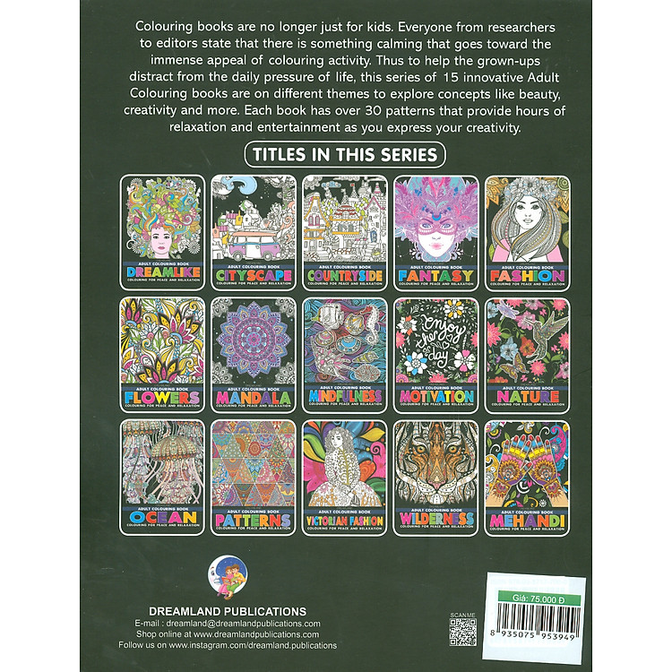 Flowers - Adults Colouring Book (Sách Tô Màu Dành Cho Người Lớn) - Ảnh 2