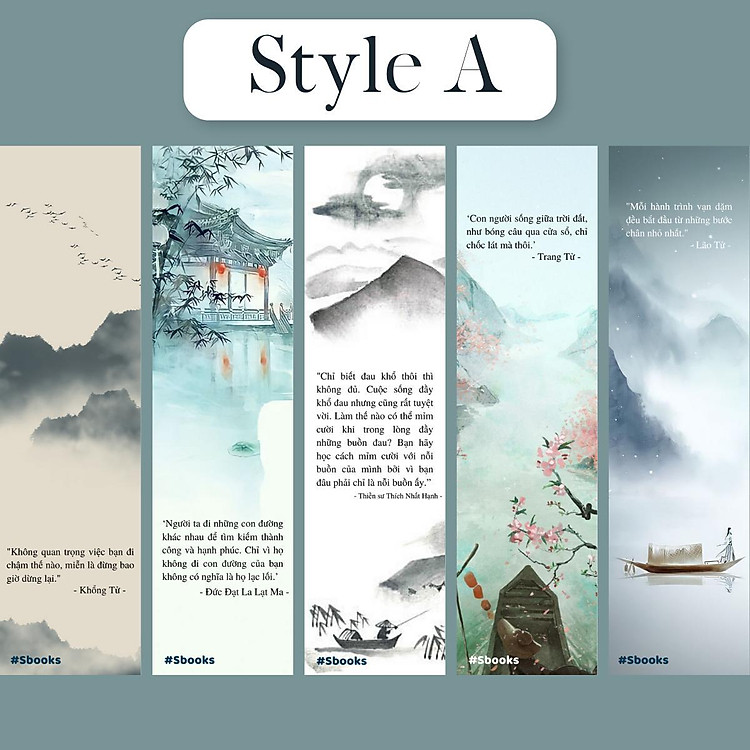 Bookmark Kẹp Sách Họa Tiết Cổ Xưa – Style A