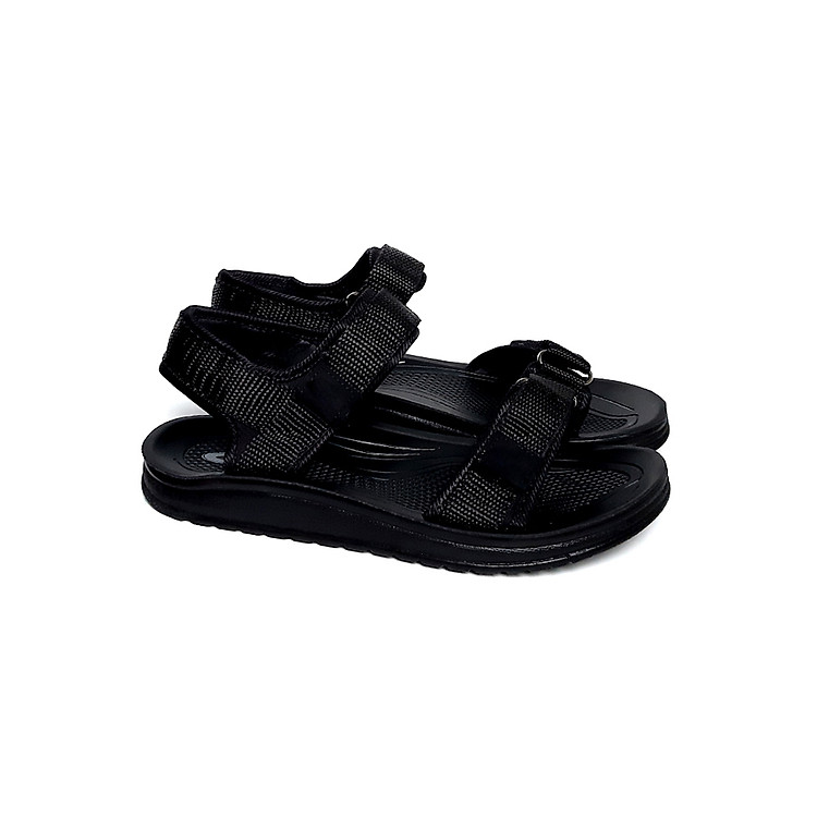 Giày sandal nữ quai dù thời trang T251K136 - Đen