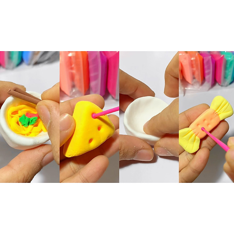Đất Sét Tự Khô Nhật 12 Màu - Ảnh 4