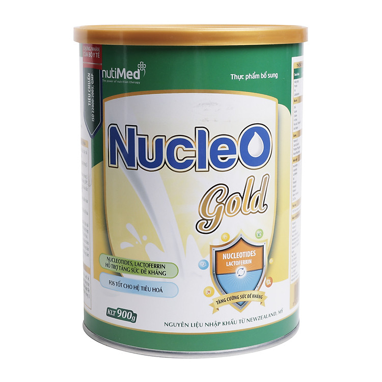Sữa Tăng Miễn Dịch, phát triển chiều cao cho trẻ Nucleo Gold 900g
