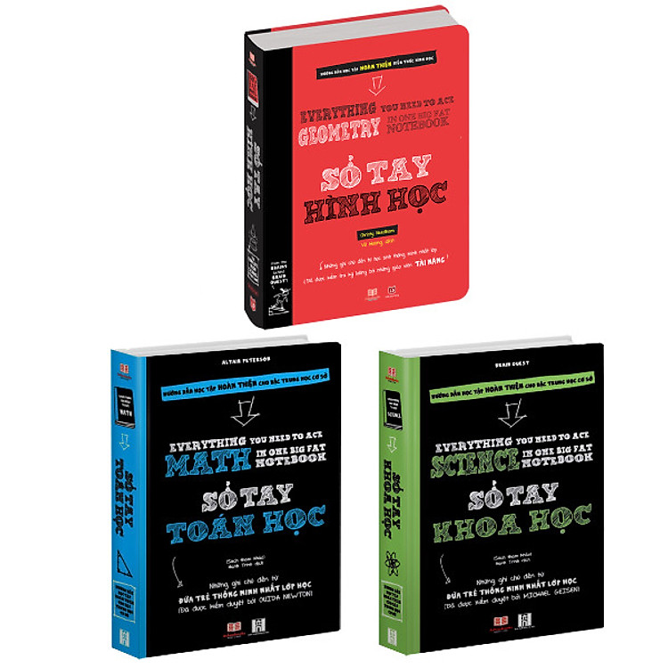 Sổ tay toán học, hình học, khoa học - sách tham khảo học tập