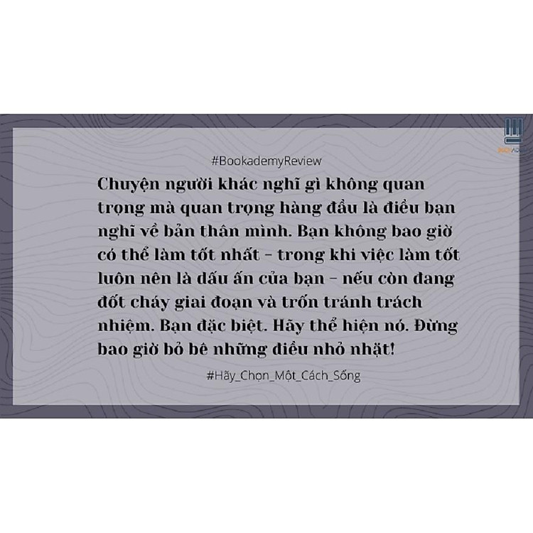 Hãy Chọn Một Cách Sống - Ảnh 2