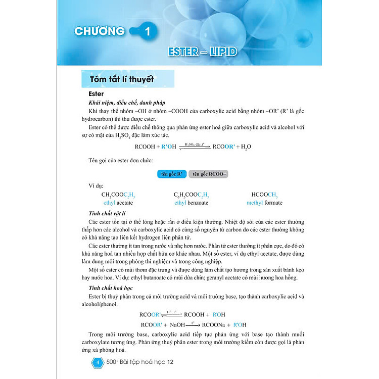500+ Bài Tập Hóa Học 12: Kiến thức và Kĩ năng mấu chốt - Ảnh 3