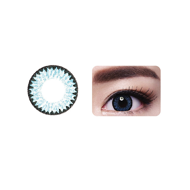 Kính áp tròng Glittering Blue 0.75 độ