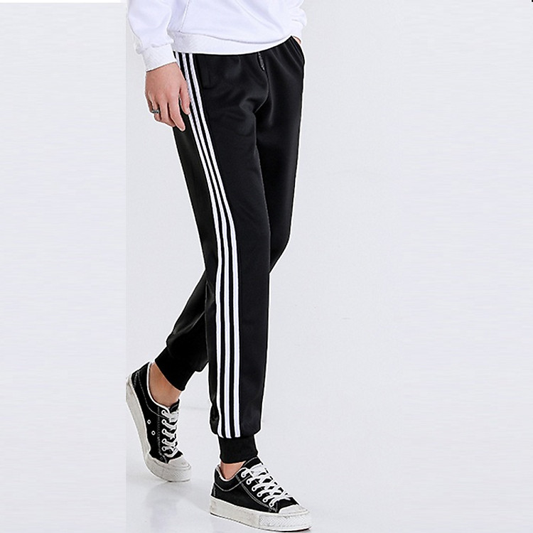 Quần dài thể thao nam 3 sọc bên hông