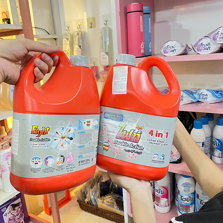 Nước giặt đậm đặc Fight 4in1 Thái Lan Đậm đặc