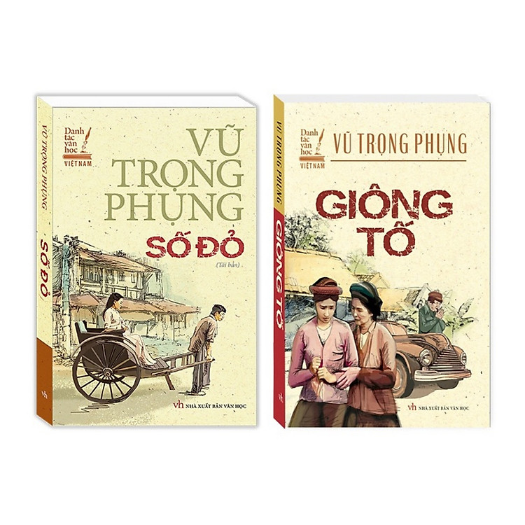 Danh tác văn học Việt Nam – Số Đỏ + Giông Tố (Tái Bản)