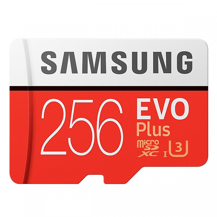 Thẻ Nhớ Micro SDXC Samsung Evo Plus 256GB Class 10 (Kèm Adapter) - Hàng Nhập Khẩu