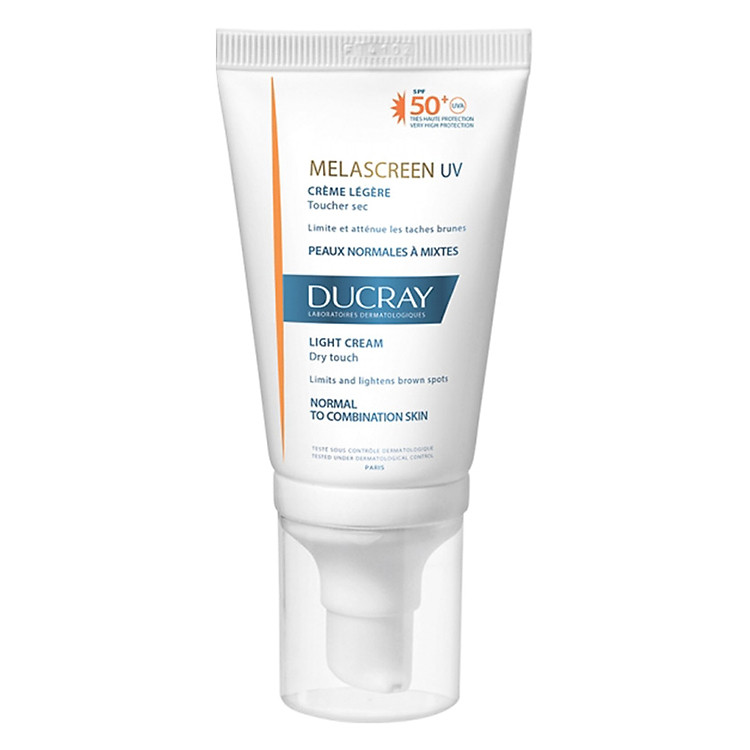 Kem Chống Nắng Giảm Đốm Nâu Và Chống Lão Hoá Ducray Melascreen Uv Light Cream Spf50+ (40ml)