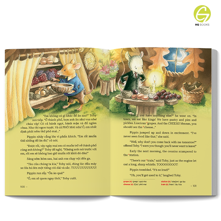 Song Ngữ - 10 Phút Đọc Truyện Trước Giờ Đi Ngủ: Truyện Loài Vật - Giúp Bé Phát Triển IQ và EQ - Ảnh 7