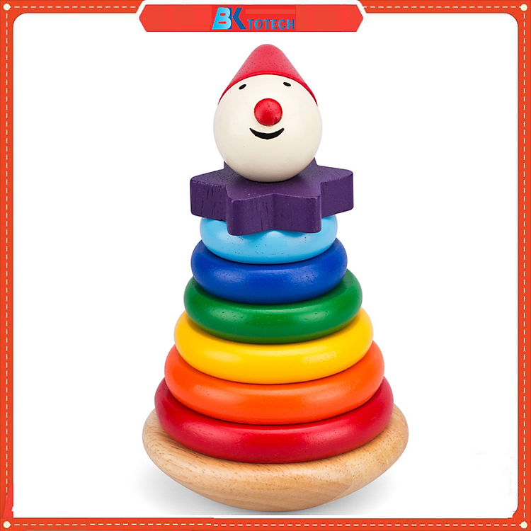 Đồ chơi xếp hình Cầu vồng chú hề Chính hãng Ưu đãi