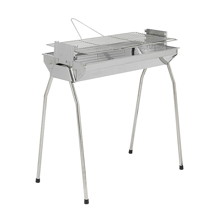 Bếp nướng than hoa VCL thay đổi chiều cao vỉ, Inox không gỉ sét, chống cháy thực phẩm, an toàn sức khỏe, không cần quạt, bếp nướng không khói, bếp nướng ngoài trời, lò nướng