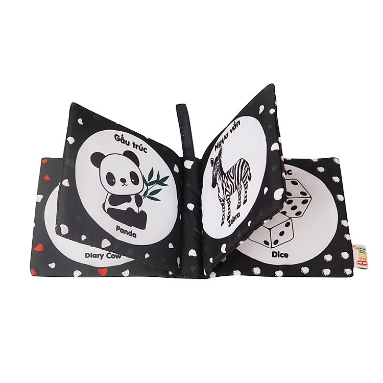 Sách vải Happi TỚ LÀ ĐỐM TRẮNG cho trẻ Chính hãng Giá rẻ - Hình ảnh 4