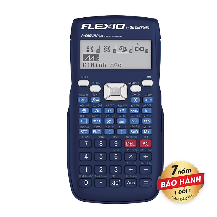Máy Tính Khoa Học Thiên Long Flexio Fx680VN Plus - Xanh - Ảnh 2