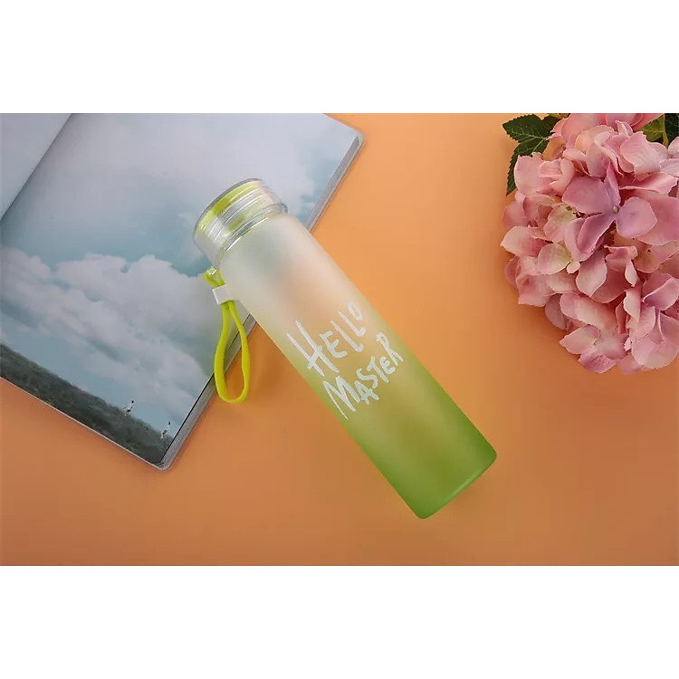 Combo 4 Bình thủy tinh đựng nước HELLO MASTER 450ML