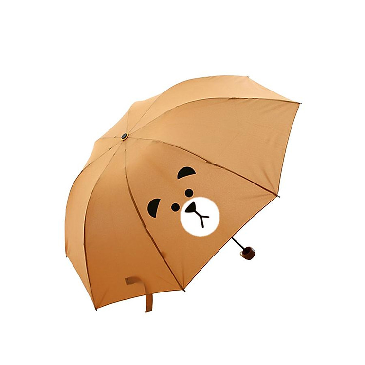 Dù xếp hoạt hình gấu Brown Winwinshop88 - Màu Nâu