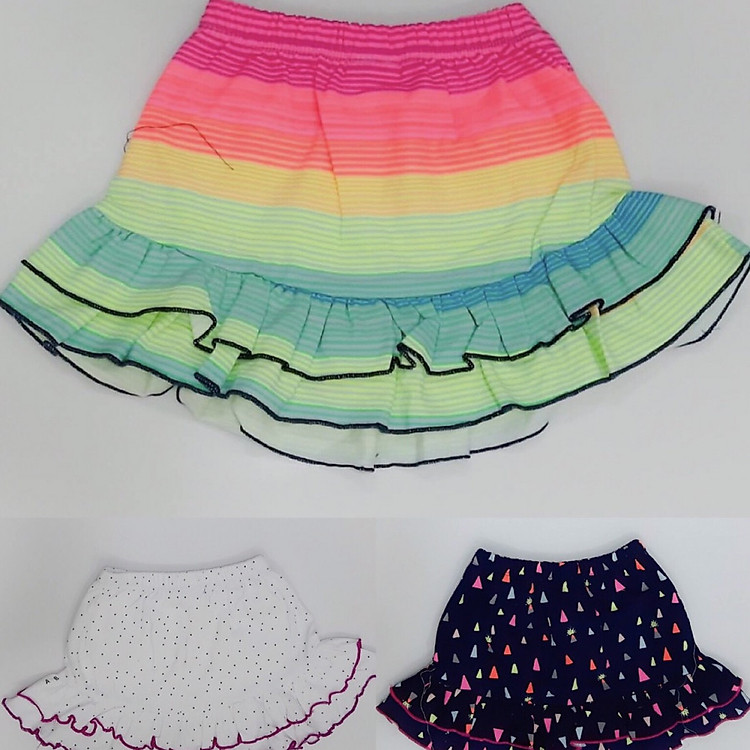 Set 3 Chân Váy Đuôi Cá Kèm Chip (1-6T)