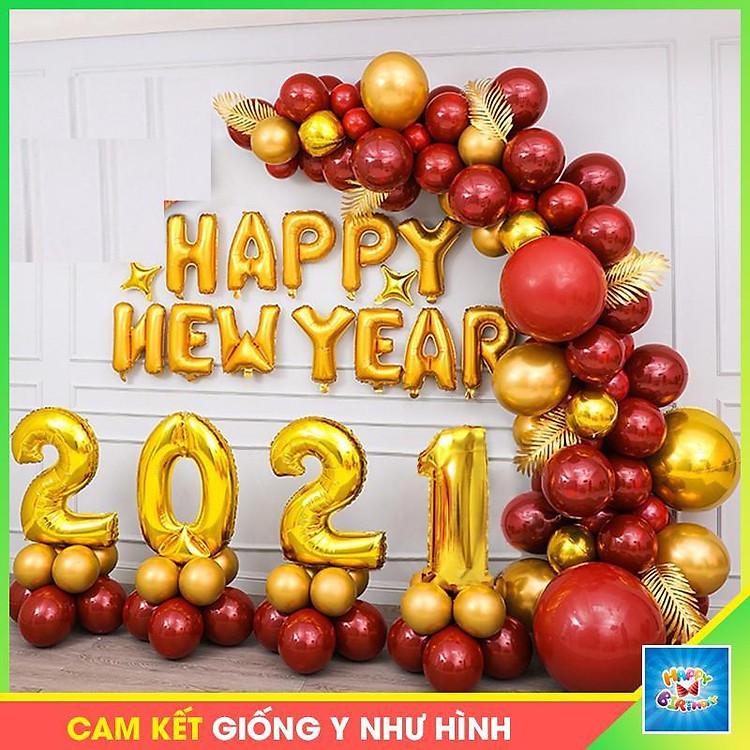 Set trang trí tết 2021, tất niên, year end party, chúc mừng năm mới #TrangTriSinhNhat