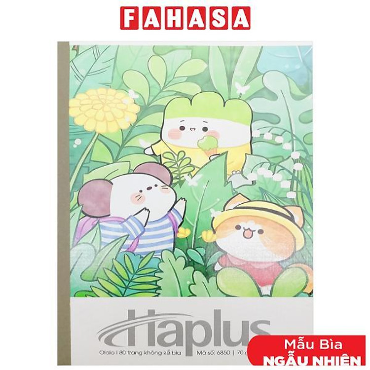 Tập Haplus Olala – Kẻ Ngang (80 trang, 70gsm)