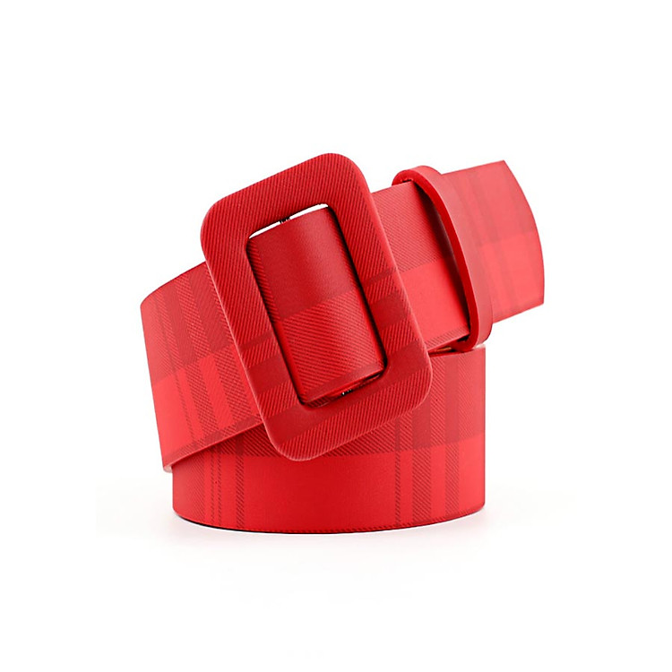 Đai váy bản to tone màu caro thanh lịch, belt váy bản to 105 x 4.3cm