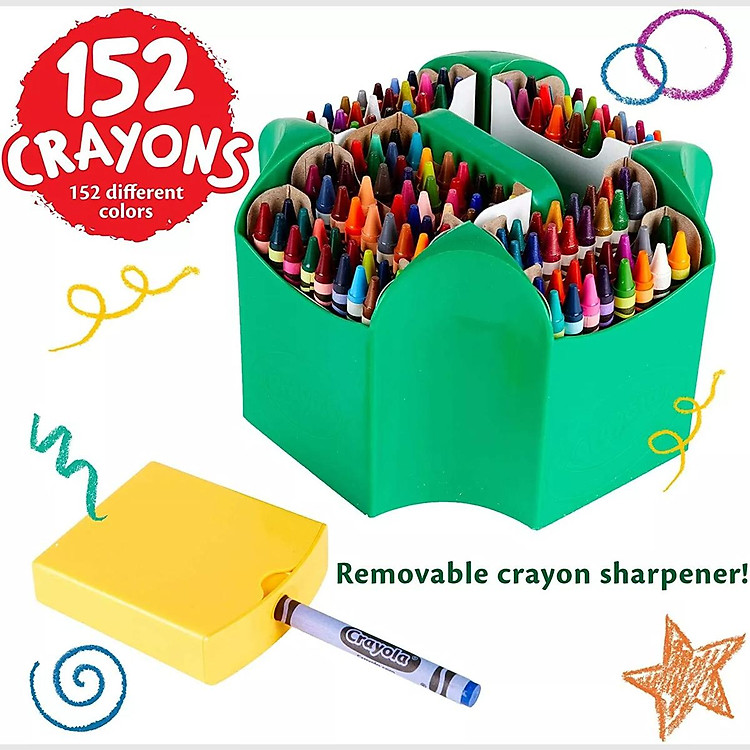Hộp Bút Sáp Màu Crayon Crayola (152 chiếc) - Ảnh 7