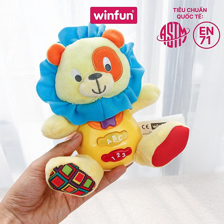 Đồ chơi sư tử phát nhạc Winfun Chính hãng Giá tốt - Hình ảnh 3