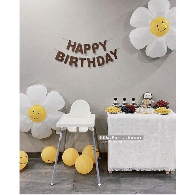 Daisy - Korean concept- Tiệc sinh nhật Hàn Quốc đơn giản