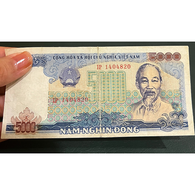 Tờ 5000Đ Việt Nam năm 1987 Chất lượng(F)