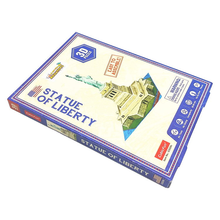 Mô Hình Giấy 3D Nữ Thần Tự Do Chính hãng Ưu đãi - Hình ảnh 5