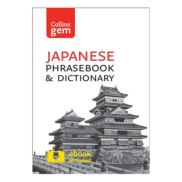 Sách Collins Japanese Phrasebook and Dictionary Gem Edition Paperback (Third Edition)