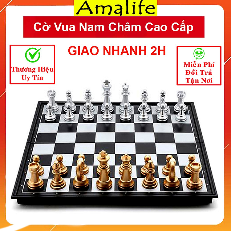 Mua tại Tiki: Cờ Vua Nam Châm Cao Cấp 25-36cm Chính hãng Giá rẻ