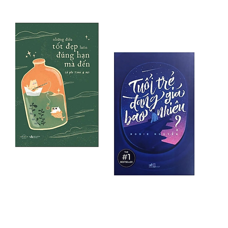 Combo 2 cuốn: Những Điều Tốt Đẹp Luôn Đúng Hạn Mà Đến+ Tuổi Trẻ Đáng Giá Bao Nhiêu / Truyện ngắn hay nhất mọi thời đại / Tặng kèm Bookmark Happy Life