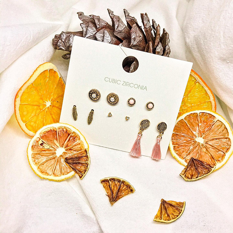 SET BÔNG TAI 5 ĐÔI NHỎ E21104