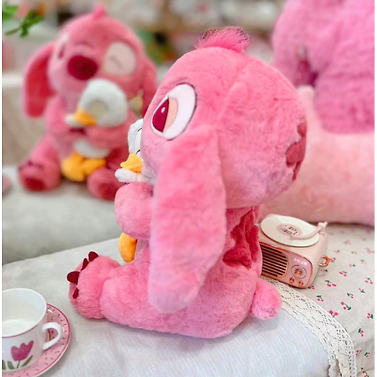 Thú Nhồi Bông Stitch Ôm Vịt - 40cm Chính hãng Ưu đãi - Hình ảnh 3