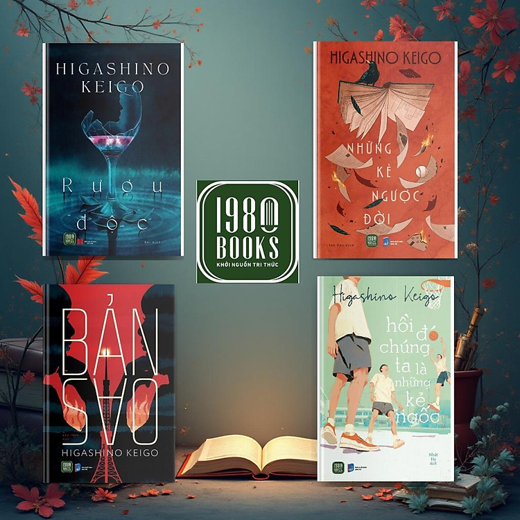 Combo 4 cuốn: Bản Sao + Rượu Độc + Những Kẻ Ngược Đời + Hồi Đó Chúng Ta Là Những Kẻ Ngốc (Higashino Keigo)