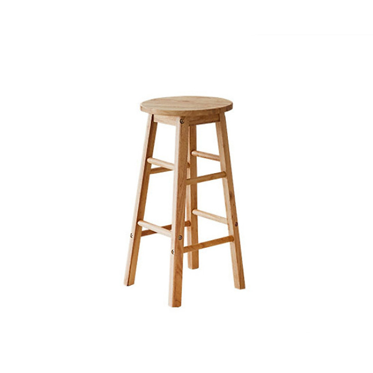 Ghế Gỗ Bar stool Thiết Kế Hiện Đại Phong Cách NỘI THẤT TC205 Gỗ cao su - cao 60cm