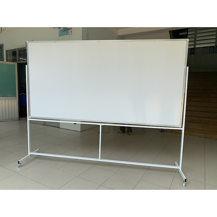 Bảng xoay 2 mặt có chân di động phấn từ (60x80cm) - Ảnh 3