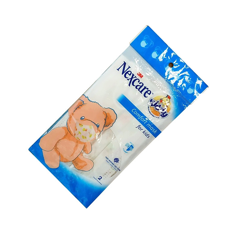 Bịch 2 cái khẩu trang trẻ em 3 lớp 3M Nexcare
