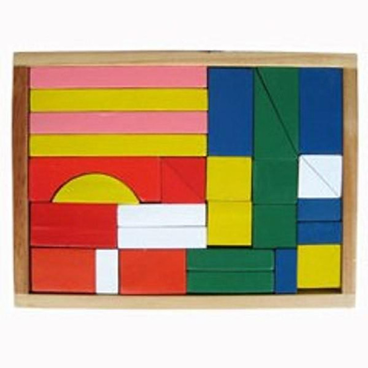 Đồ chơi Bộ xếp hình 30 chi tiết hộp gỗ - VT3P-0119