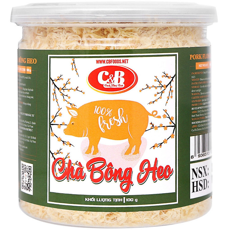Chà Bông Heo C&B 100g