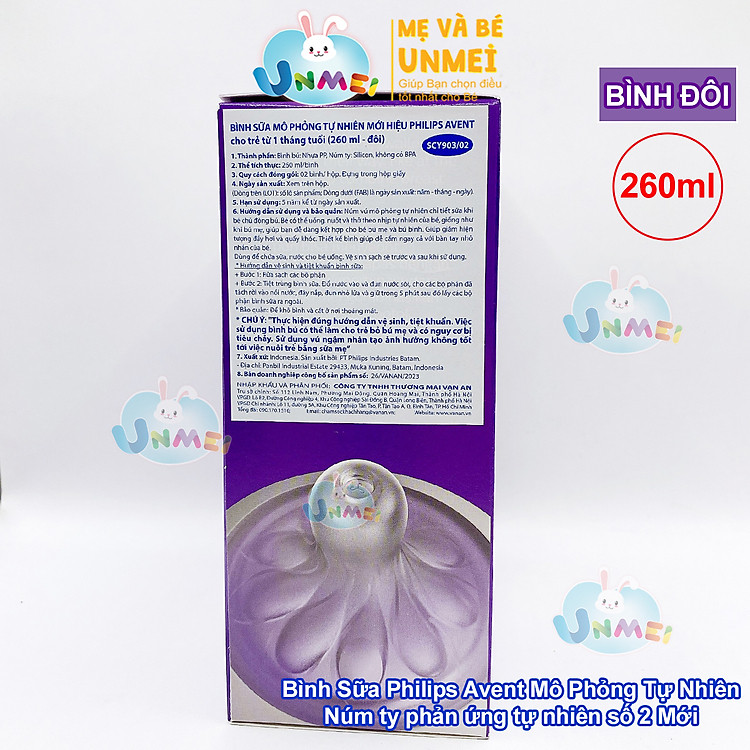 Bình sữa Philips Avent cho trẻ 260ml Ưu đãi - Hình ảnh 4