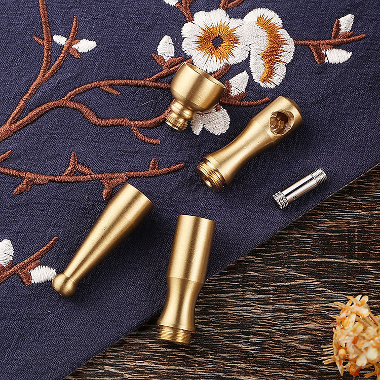 Tẩu lọc thuốc bằng đồng cao cấp (Lớn + Vừa + Nhỏ) - Ảnh 3