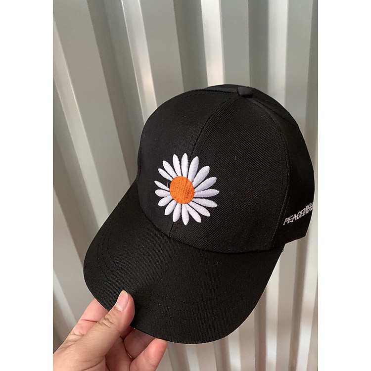 Mũ lưỡi trai, nón kết hoa cúc họa mi-unisex
