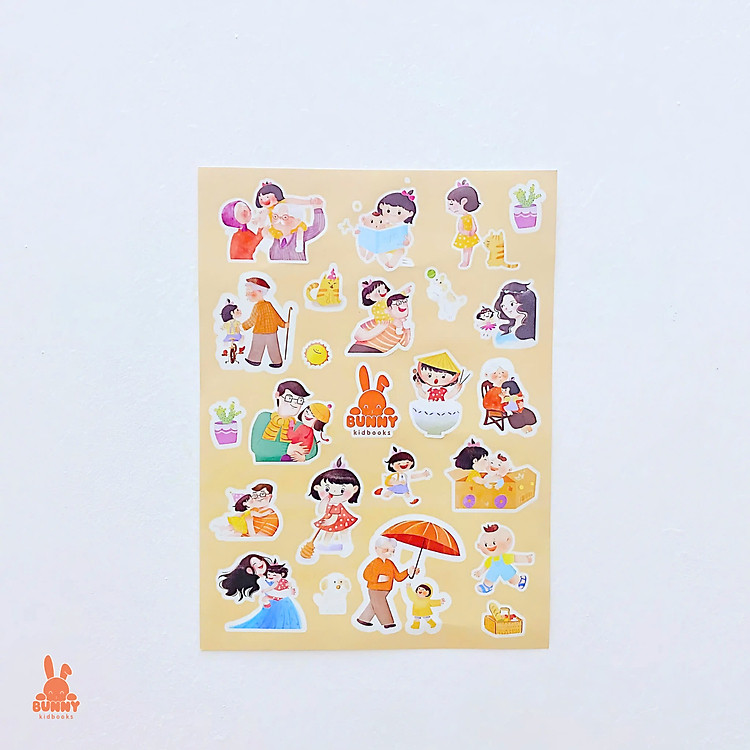 Sticker Gia Đình Dễ Thương Cho Bé - Ảnh 2