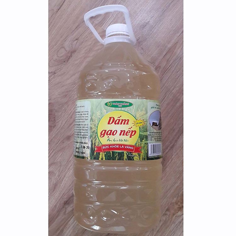 Combo 4 can Dấm gạo nếp Toàn Thắng 5 lít/can